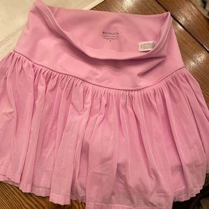 Athleta tulle pink tennis skirt